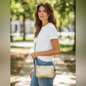 Lilly Pulitzer Gold Crossbody